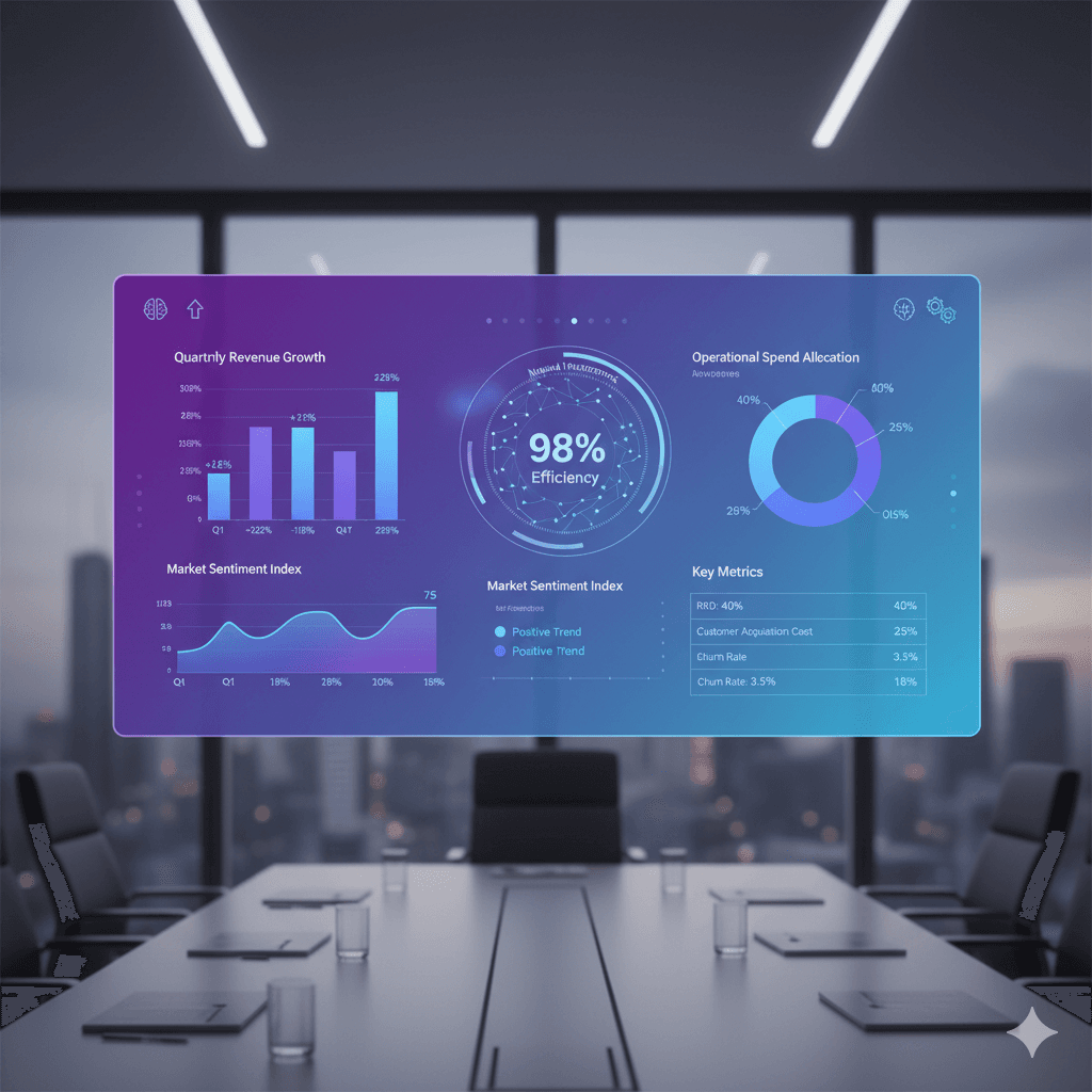 AI-powered business dashboard